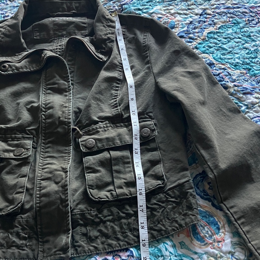 Aeropostale Olive Green Outerwear - Picture 7 of 8